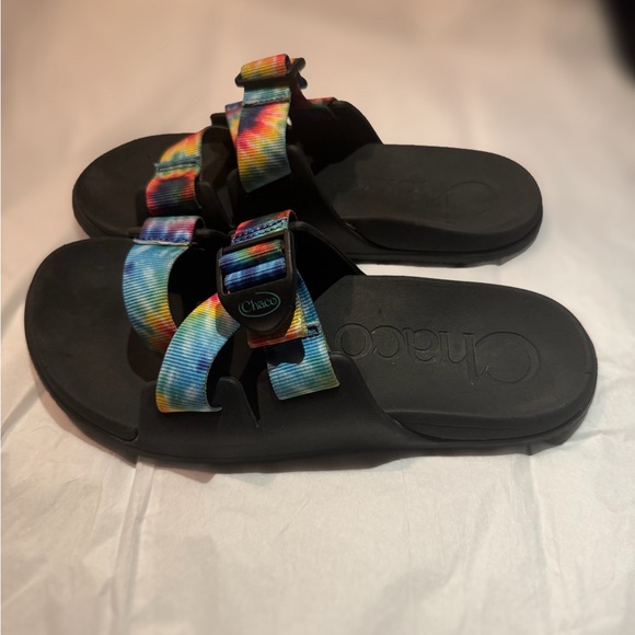 Chaco Women's Chillos Slide Sandal - Tie Dye - Size 8 - Picture 4 of 7